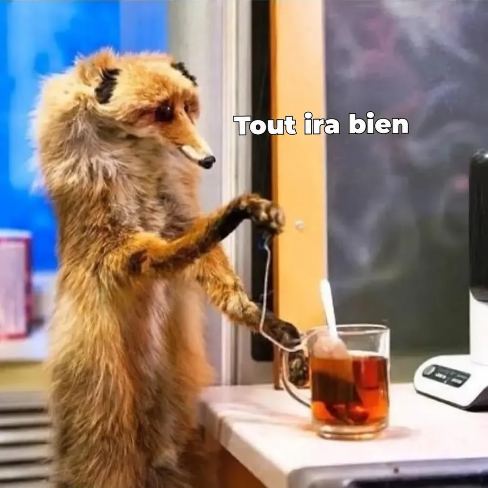 Renard et thé